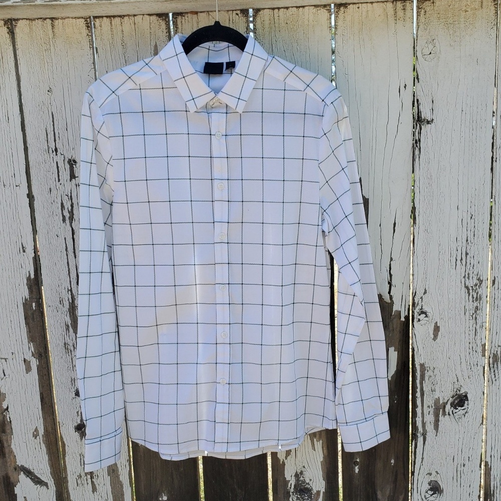 ASOS Slim Green Check Shirt